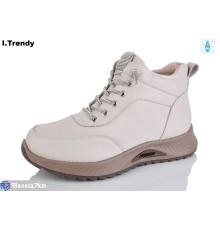 Черевики жіночі на зиму (8 пар р.36-41) бежевий  "Trendy"