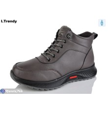 Черевики жіночі на зиму (8 пар р.36-41) коричневий  "Trendy"