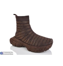Черевики жіночі на весну/осінь (6 пар р.36-41) коричневий  "TETRAST"