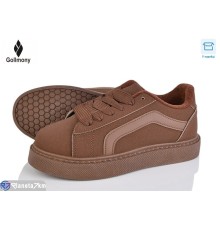 Кросівки жіночі на весну/осінь (8 пар р.36-41) коричневий  "Gollmony"