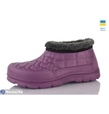 Калоші жіночі на зиму (8 пар р.37-41) бордовий  "LOTTOS"