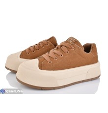Кросівки жіночі на весну/осінь (8 пар р.36-40) коричневий  "LOREDANA"