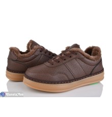 Кросівки жіночі на зиму (8 пар р.36-41) коричневий  "LOREDANA"