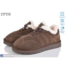 Кросівки жіночі на зиму (6 пар р.36-41) коричневий  "LOTOS"