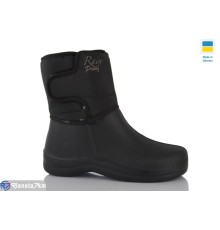 Жіночі чоботи з піни на зиму (6 пар р.37-41) чорний  "MURMUR"