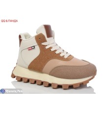 Черевики жіночі на зиму (8 пар р.36-41) коричневий  "QQ&Панда"