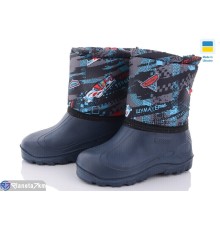 Дитячі чоботи з піни на зиму (8 пар р.30-37) синій  "MURMUR"