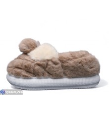 Тапки жіночі на зиму (12 пар р.36-41) коричневий  "LULI"