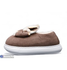 Тапки жіночі на зиму (12 пар р.36-41) коричневий  "LULI"