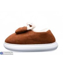 Тапки жіночі на зиму (12 пар р.36-41) коричневий  "LULI"
