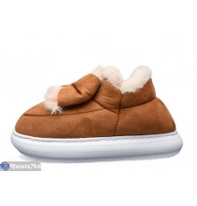 Тапки жіночі на зиму (12 пар р.36-41) коричневий  "LULI"