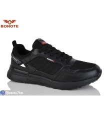 Кросівки чоловічі на весну/осінь (8 пар р.41-46) чорний  "Bonote"