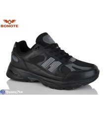 Кросівки чоловічі на весну/осінь (8 пар р.41-46) чорний  "Bonote"