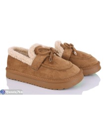 Туфлі жіночі на зиму (8 пар р.36-40) коричневий  "LOREDANA"