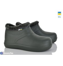 Калоші дитячі на весну/осінь (8 пар р.37-41) хакі  "LEO"