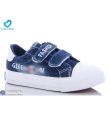 Дитячі кеди на весну/осінь (6 пар р.25-30) синій  "Comfort-baby"