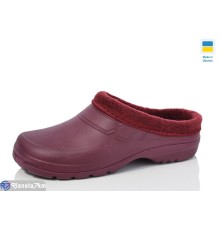 Калоші жіночі на весну/осінь (8 пар р.37-41) бордовий  "LOTTOS"