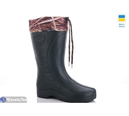 Чоловічі чоботи з піни на весну/осінь (6 пар р.41-46) зелений  "Korka" Чоловічі чоботи з піни на весну/осінь (6 пар р.41-46) зелений  "Korka"