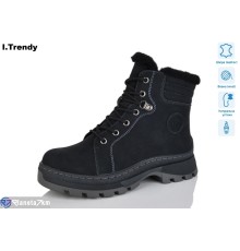 Черевики жіночі на зиму (6 пар р.36-41) чорний  "Trendy"
