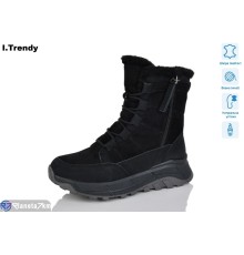 Черевики жіночі на зиму (6 пар р.36-41) чорний  "Trendy"