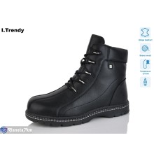 Черевики жіночі на зиму (6 пар р.41-43) чорний  "Trendy"