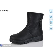 Черевики жіночі на зиму (6 пар р.36-41) чорний  "Trendy"