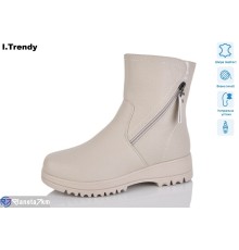 Черевики жіночі на зиму (6 пар р.36-41) бежевий  "Trendy"