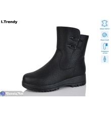 Черевики жіночі на зиму (6 пар р.36-41) чорний  "Trendy"