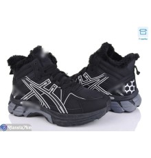 Кросівки жіночі на зиму (8 пар р.36-41) чорний  "LAIFA"