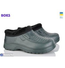 Калоші чоловічі на зиму (8 пар р.41-46) зелений  "Roks"