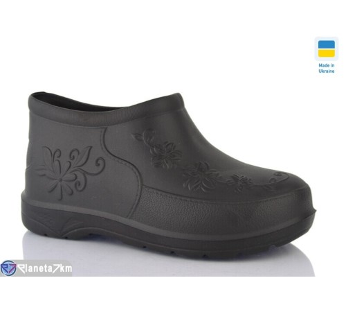 Калоші жіночі на весну/осінь (8 пар р.38-41) чорний  "LUCKY"