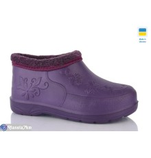 Калоші жіночі на зиму (8 пар р.38-41) фіолетовий  "LUCKY"
