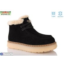 Черевики жіночі на зиму (8 пар р.36-41) чорний  "HENGJI-ELENA"
