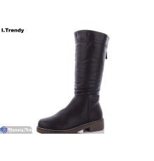 Чоботи жіночі на зиму (6 пар р.37-42) коричневий  "Trendy"