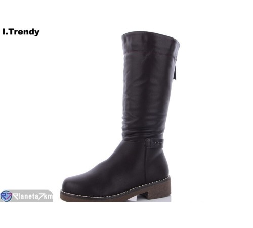 Чоботи жіночі на зиму (6 пар р.37-42) коричневий "Trendy" Чоботи жіночі на зиму (6 пар р.37-42) коричневий "Trendy"