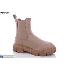Черевики жіночі на зиму (6 пар р.36-40) коричневий  "DIANA"