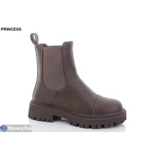Черевики жіночі на зиму (6 пар р.36-40) коричневий  "DIANA"