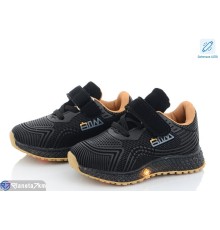Дитячі кросівки на весну/осінь (8 пар р.20-25) чорний  "Normashoes"