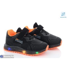 Дитячі кросівки на весну/осінь (8 пар р.20-25) чорний  "Normashoes"