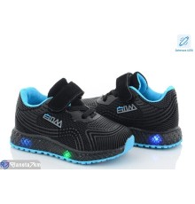 Дитячі кросівки на весну/осінь (8 пар р.20-25) чорний  "Normashoes"