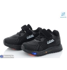 Дитячі кросівки на весну/осінь (8 пар р.20-25) чорний  "Normashoes"