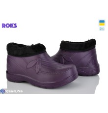 Калоші жіночі на зиму (8 пар р.37-41) фіолетовий  "Roks"