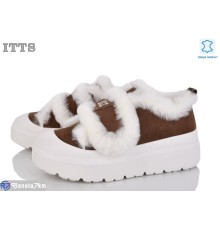Кросівки жіночі на зиму (6 пар р.36-40) коричневий  "LOTOS"