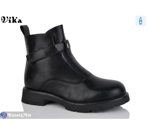 Черевики жіночі на зиму (6 пар р.41-43) чорний "Vika" Черевики жіночі на зиму (6 пар р.41-43) чорний "Vika"