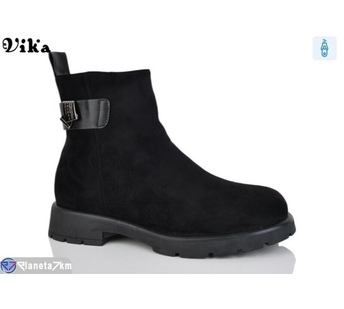 Черевики жіночі на зиму (6 пар р.41-43) чорний  "Vika"