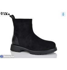 Черевики жіночі на зиму (6 пар р.41-43) чорний  "Vika"