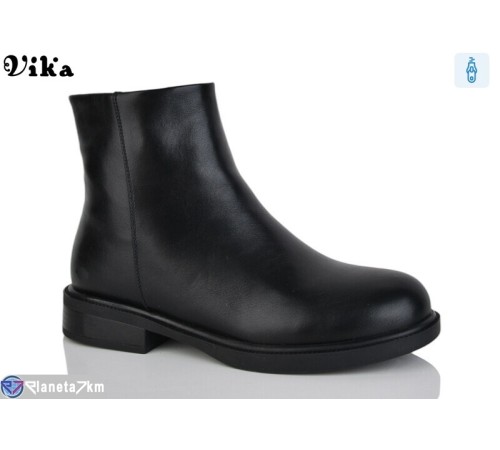 Черевики жіночі на зиму (6 пар р.41-43) чорний  "Vika"