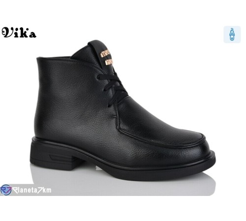 Черевики жіночі на зиму (6 пар р.36-40) чорний  "Vika"