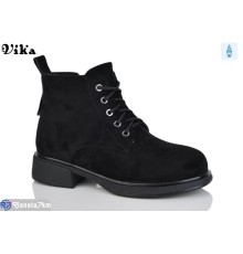 Черевики жіночі на зиму (6 пар р.36-40) чорний  "Vika"