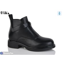 Черевики жіночі на зиму (6 пар р.36-40) чорний  "Vika"